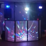 We at Sonic Sounds Discos cater for your party. disco with disco lights
